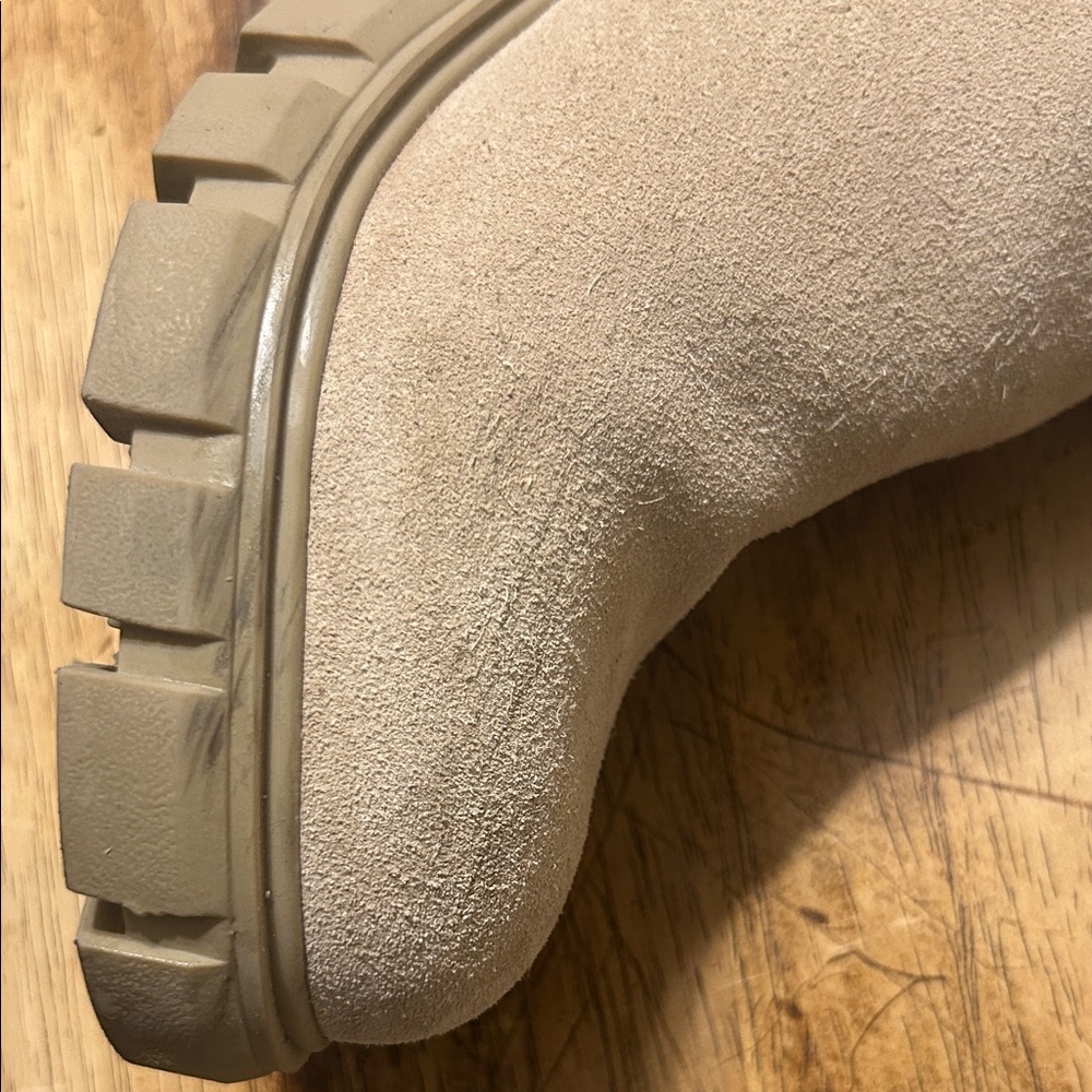 Steve Madden Beige Ankle Booties - Picture 7 of 8